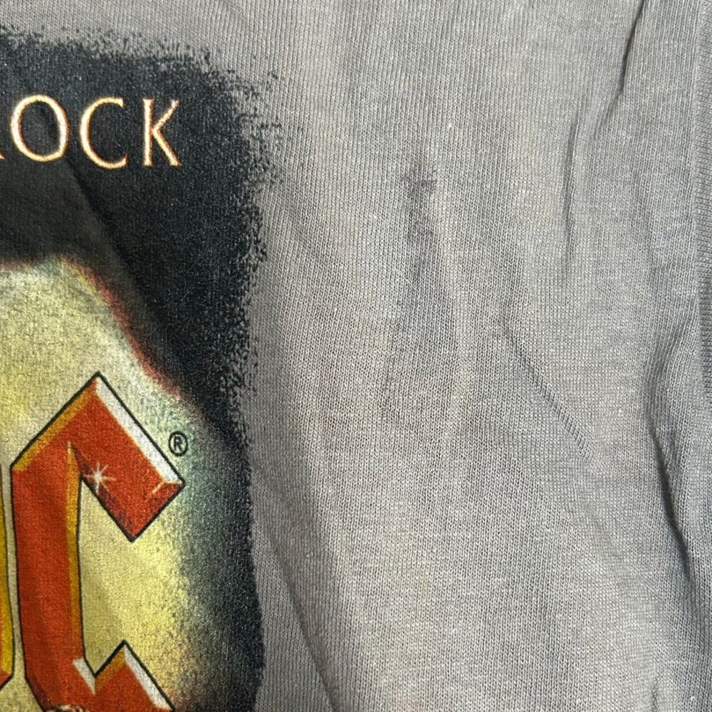 GILDAN AC/DC Graphic Tee NEW "Let There Be Rock" Gray SS Size Youth Small - Picture 4 of 7